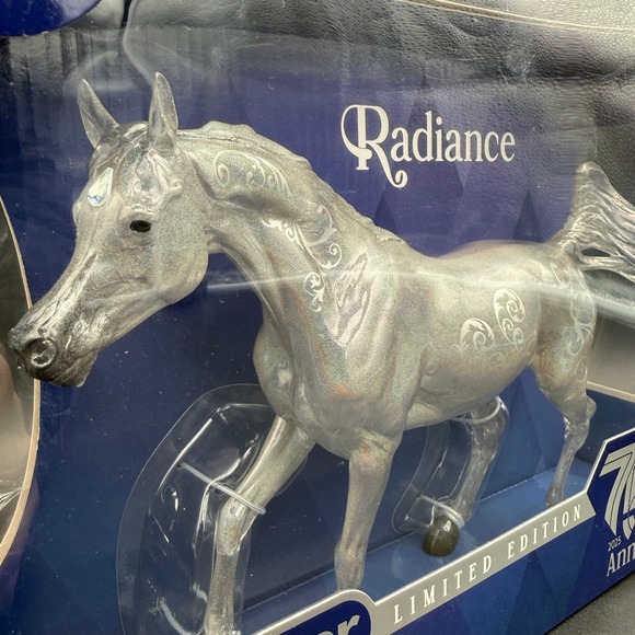 Breyer Radiance 75th Anniversary Limited Edition Arabian Mare 1:12 Scale Horse - Picture 2 of 9